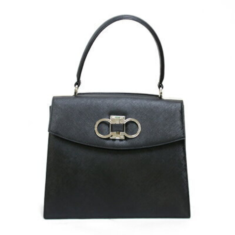 Salvatore Ferragamo Handbag Leather Black